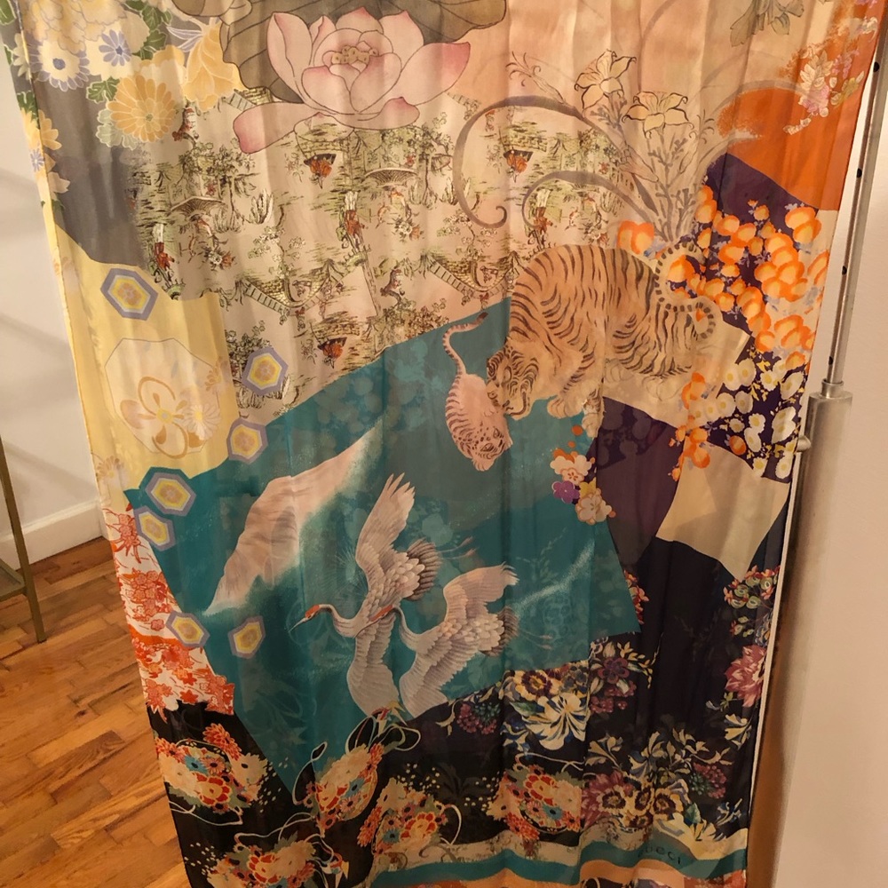 Silk Gucci scarf